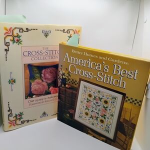 Better Homes And Gardens America's Best Cross-Stitch Book - Yellow and White